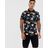 Polo en piqué à fleurs avec col moderne - Noir Hollister pour homme en coloris Black