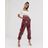 ASOS Red Vinyl Balloon jogger