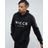 Nicce London Hoodie In Black With Large Logo for men