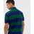 Polo Ralph Lauren Regular-fit Piqué Polo Met Blokstrepen In Groen/marineblauw in het Green voor heren