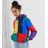 Ellesse Blue Hooded Jacket With Chest Logo In Color Block Exclusive To Asos