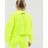 Bershka X Pantone Lightweight Sweat Top In Neon Yellow