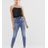 Jean super skinny taille haute - Bleu clair Stradivarius en coloris Blue