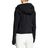 Moncler Black Hooded Zip Jacket W/ Thumbholes