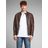 Jack & Jones Biker Leren Jas in het Brown voor heren