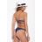 Mikoh Swimwear Lahaina Low Rise Seamless Bikini Bottom - Drop Off Blue