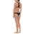 Mikoh Swimwear Cayman Macrame Brazilian Bikini Bottom - Night Black