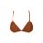 Stone Fox Cora Triangle Strappy Back Bikini Top - Bronzed Brown