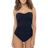 Gottex Black Fishnet Bandeau One Piece Swimsuit