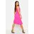 Boohoo Womens Ruffle Midi Dress - Pink - 4