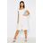 Boohoo Womens Broderie Anglais Puff Sleeve Button Midi Dress - White - 8