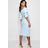 Boohoo Womens Maternity Off Shoulder Detail Midi Dress - Blue - 4