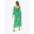 Rixo Green Marie Printed Midi Dress