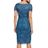 Phase Eight Blue Indra Tapework Dress