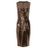 Dorothy Perkins Brown Bronze Square Glitter Twist Detail Bodycon Dress