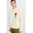 AMI White Crewneck Sweat With Big Ami Coeur Patch for men