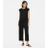 Eileen Fisher Black Jersey Wide-leg Jumpsuit