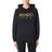 FELPA IN COTONE CON CAPPUCCIO E PATCH LOGO di KENZO in Black