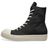 Rick Owens Black Drkshdw Logo High Top Sneaker for men