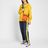 Champion Yellow Women's Big Script Crew Sweat