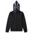 A Bathing Ape Black Full Zip Shark Hoody for men