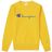 Champion Yellow Women's Big Script Crew Sweat