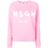 Felpa con logo di MSGM in Pink