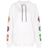 Proenza Schouler Sweater Met Hoodie Print in het White
