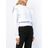 MSGM Sweater Met Ruche in het White