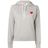 COMME DES GARÇONS PLAY Hoodie Met Geborduurd Logo in het Gray