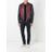 DSquared² Contrasted Leather Bomber Jacket in het Red voor heren