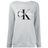Sweat à logo Calvin Klein en coloris Gray