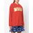 Sweat à logo brodé MSGM en coloris Red
