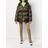 Acne Green Oversized-daunenjacke Aus Gestepptem Shell Mit Kapuze