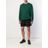 Acne Green Fairview Face Sweatshirt