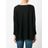 N.Peal Cashmere Flared Sweatshirt in het Black