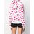 Love Moschino Hoodie Met Print in het White