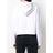 Balmain Cropped Hoodie Met Logo in het White