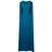 Marchesa notte Blue Cape-effect Embroidered Gown