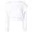 MSGM Sweater Met Ruche in het White