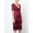 Marchesa notte Embroidered And Fringed Dress