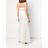 Alessandra Rich White Ruffled Lace Dress