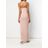 Jacquemus Pink Open-front Halter Dress