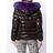 Moncler Purple Gesteppte Jacke