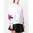 MSGM Trui Met Oversized Ster Patch in het White
