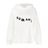 MM6 by Maison Martin Margiela Hoodie Met Print in het White