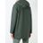 Stutterheim Drawstring Hood Raincoat in het Green