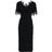 Dolce & Gabbana Black 'Georgette' Kleid