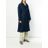 Rochas Belted Trench Coat in het Blue