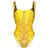Versace Yellow Baroque Print Swimsuit